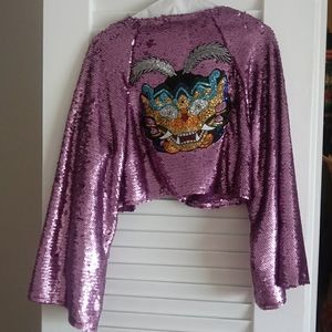Sequin Crop Jacket BNWT